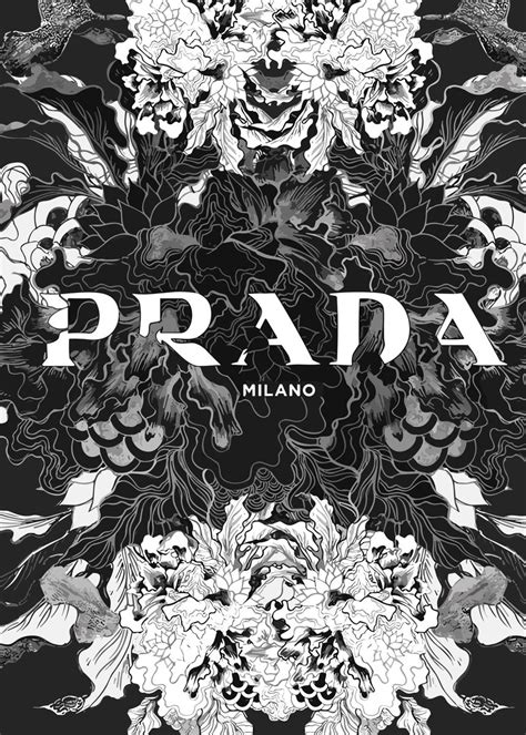 'Prada Milano Botanical' Poster, picture, metal print, paint by 